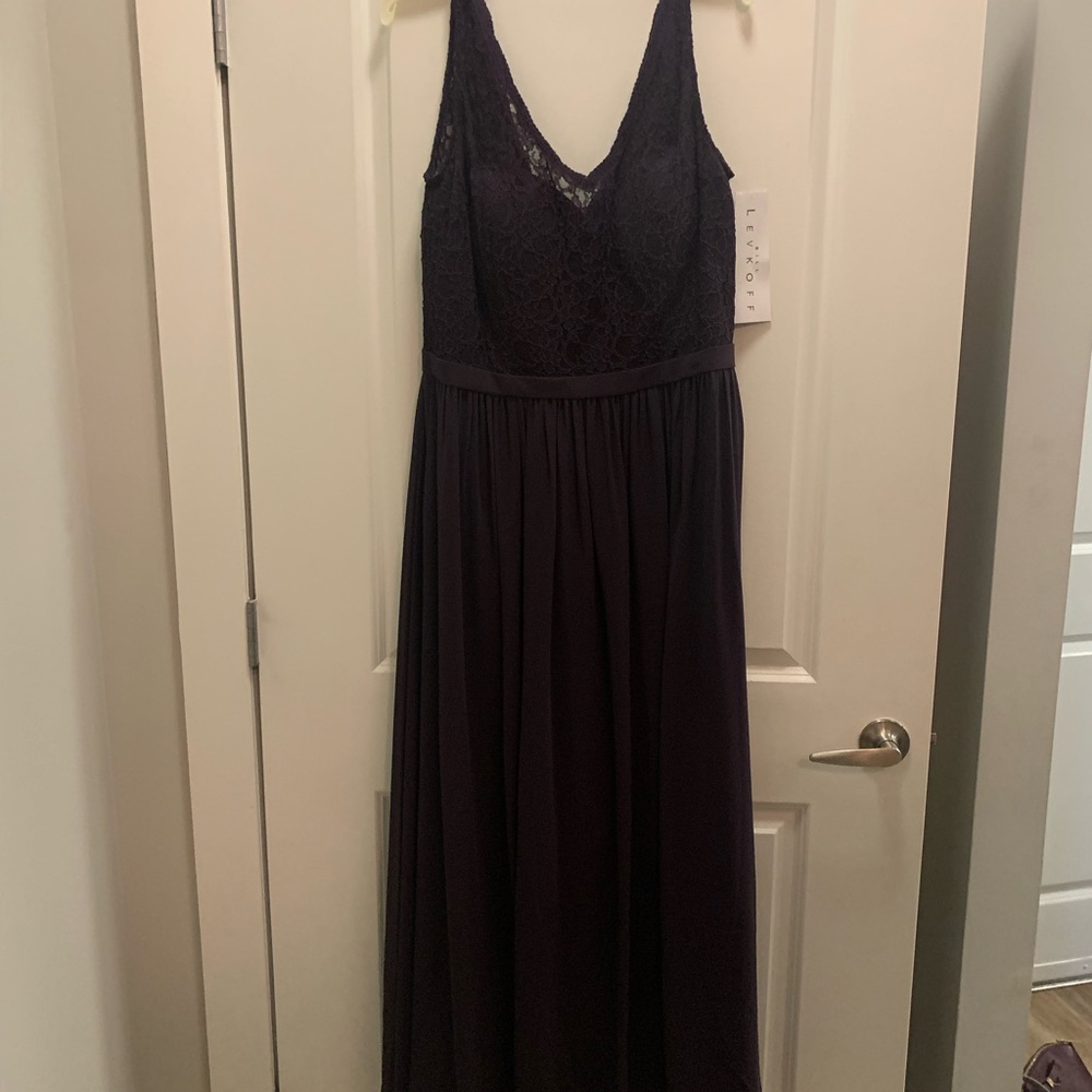 Plum bill levkoff dress